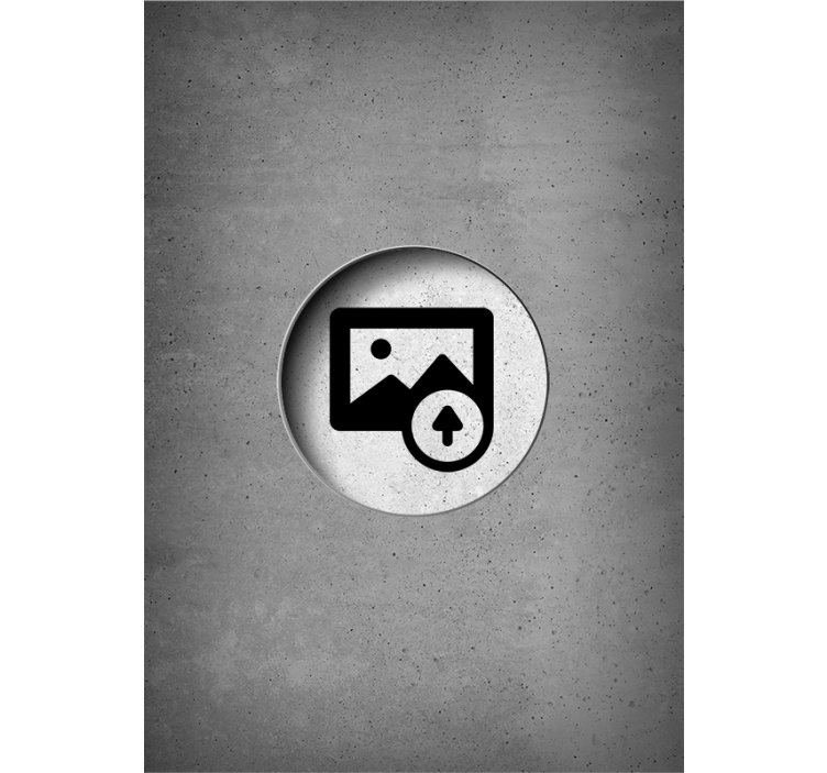 Rulou geam personalizat Beton brut personalizabil - TenStickers