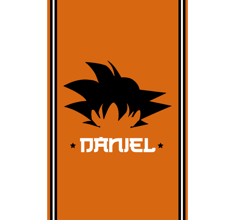 Rulou geam supereroi goku personalizabil - TenStickers