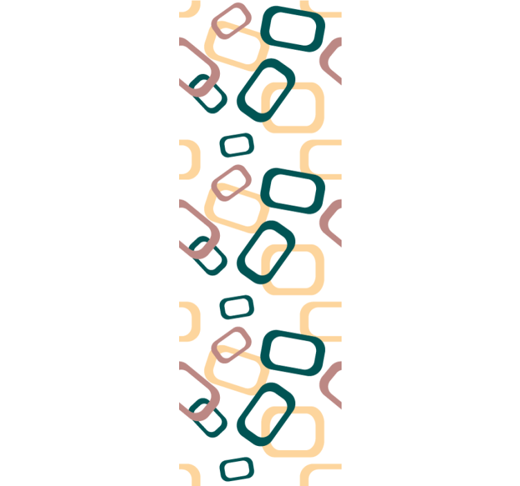 Rulou geam nordic Forme abstracte neregulate - TenStickers