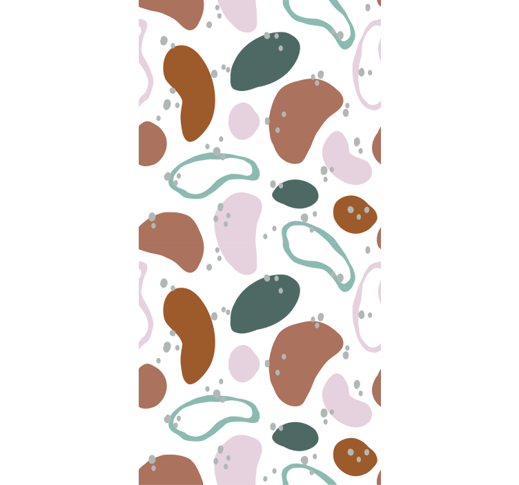 Rulou geam originalul Model neregulat de formă abstractă - TenStickers