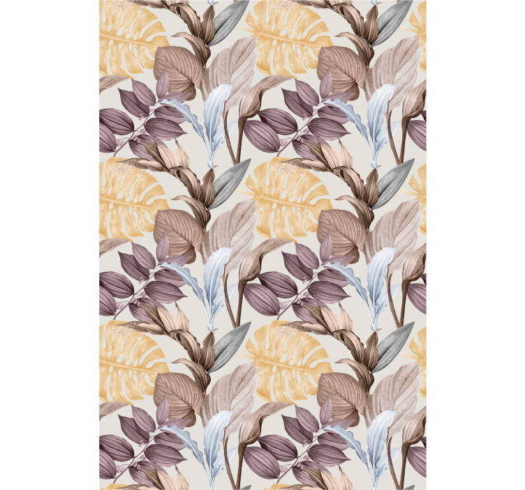 Rulou geam floral Plante tropicale xxl - TenStickers