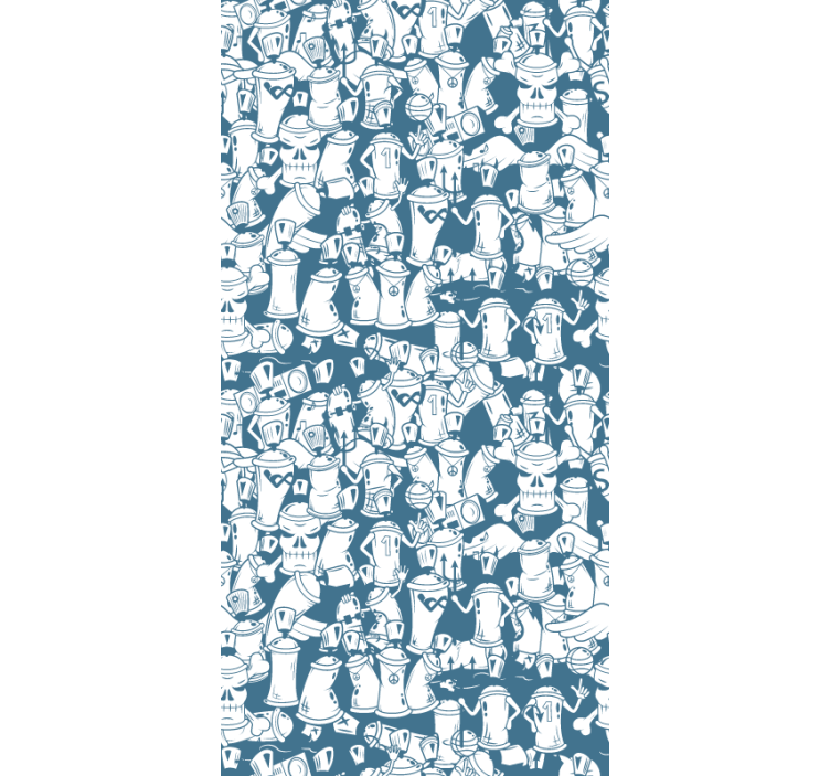 Rulou geam tineret Cutii de graffiti - TenStickers