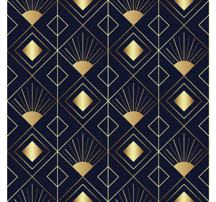 Rulou geam elegant stil art déco - TenStickers