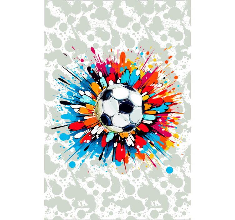 Rulou geam fotbal explozie - TenStickers