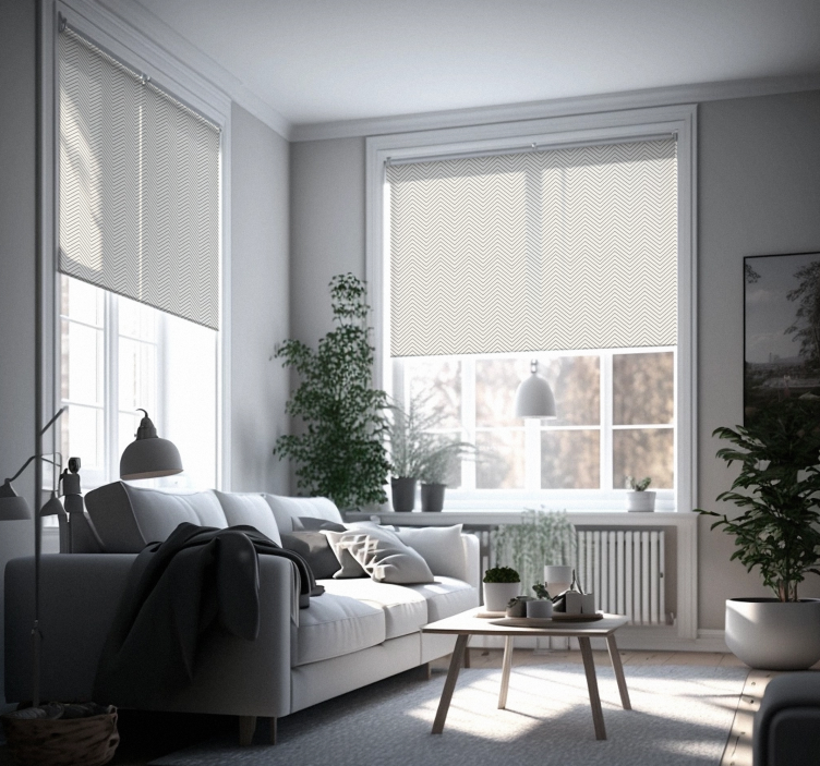 Rulou geam rustic fraze gri - TenStickers