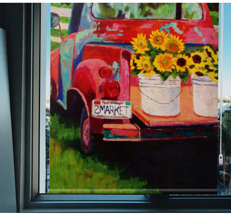 Camion tras cu Rulouri pentru fructe și legume - TenStickers