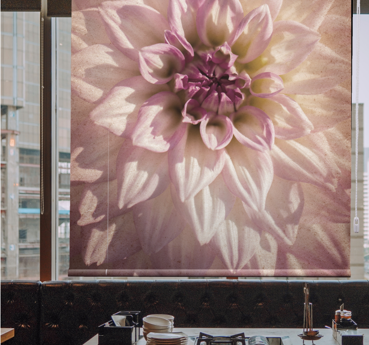 Roz dalie mai multe flori și plante Rulouri - TenStickers