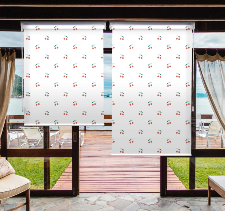 Decor mic cireșe fructe și legume Rulouri - TenStickers