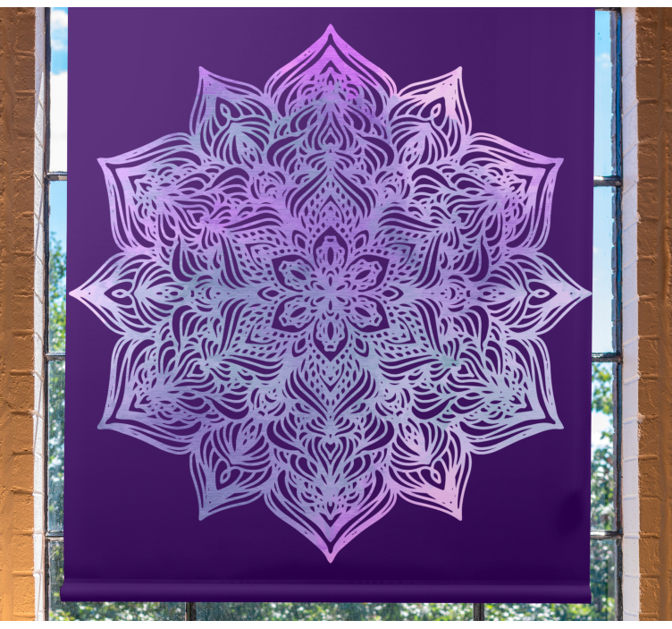 Forma de mandala mov.. Zen blind - TenStickers