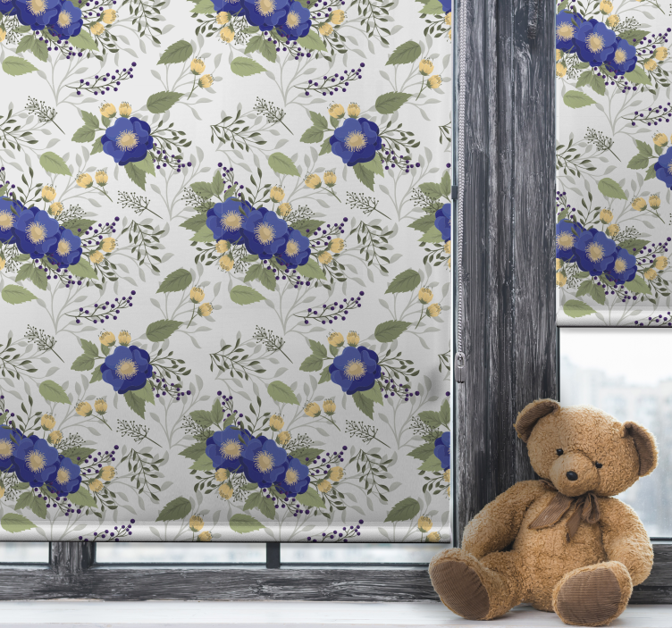 Multiflowers clasic blind - TenStickers