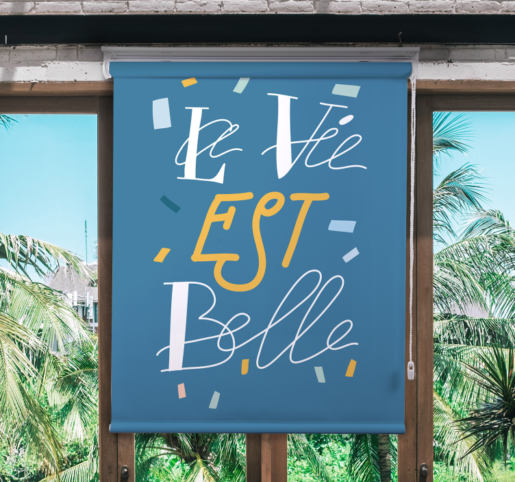 Jaluzea pentru dormitor master text elegant - TenStickers