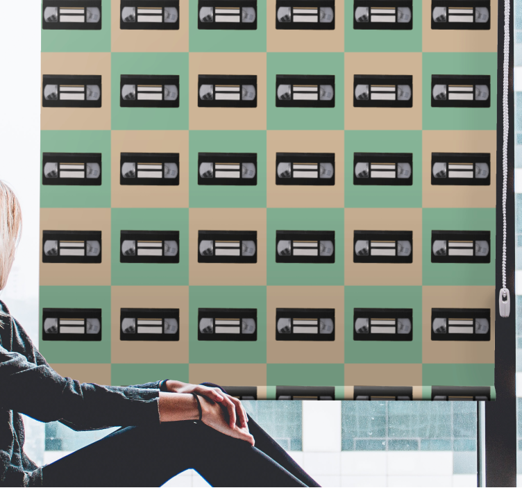 Rulou geam vintage model de bandă retro - TenStickers