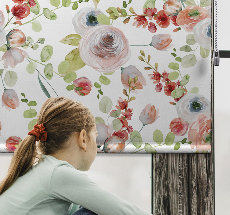 Ramuri florale Rulou clasic - TenStickers