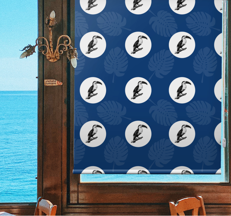 Rulou geam animale model tropical de tucan - TenStickers