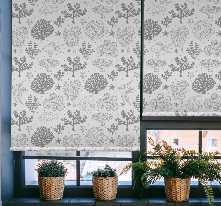 Rulou geam animale modele de viață oceanică - TenStickers