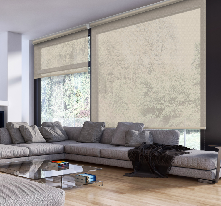 Rulou geam salon Ecran bej - TenStickers