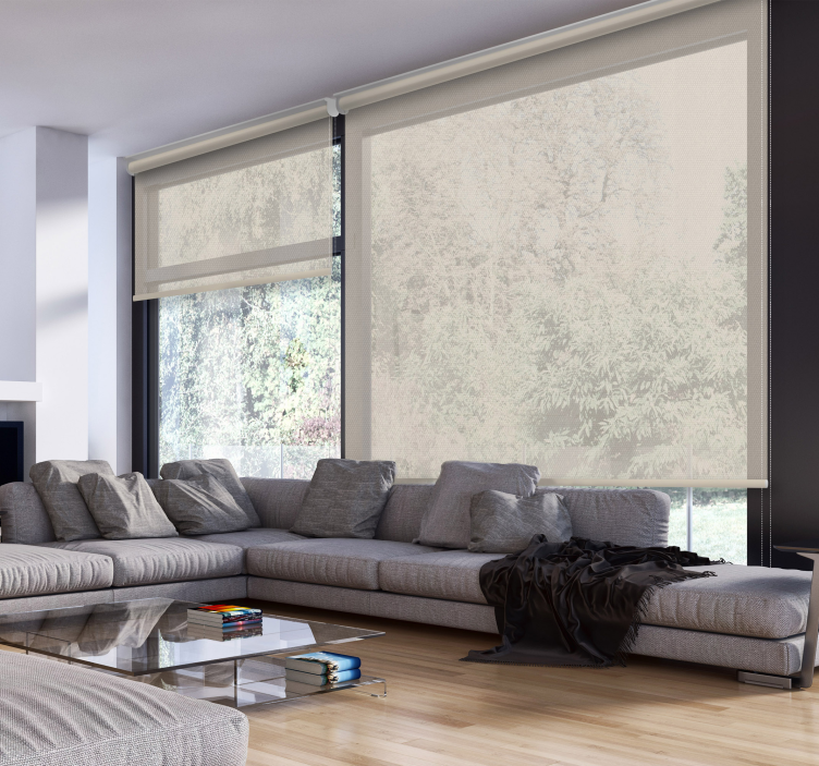 Rulou geam salon Paravan alb de in - TenStickers