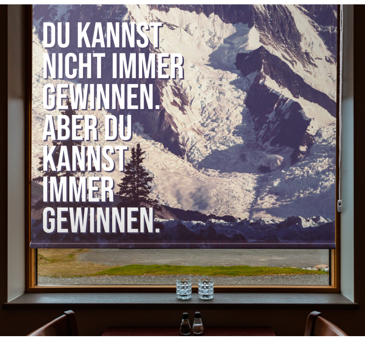 Rulou geam birou immer gewinnen vârfuri muntoase - TenStickers