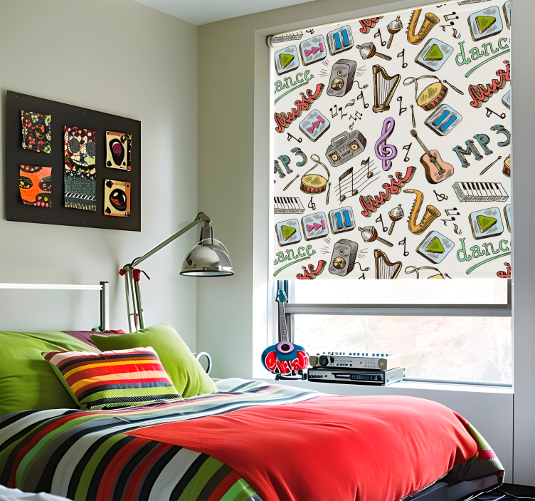 Rulou geam distracție model muzical - TenStickers