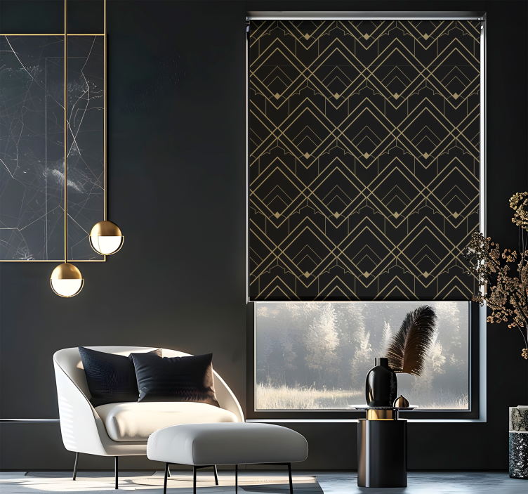 Rulou geam elegant model vectorial - TenStickers