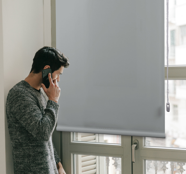 Rulou geam negre rolă gri elegantă - TenStickers