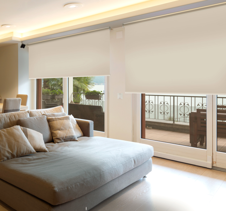 Rulou geam cameră încolorare de culoare perla - TenStickers