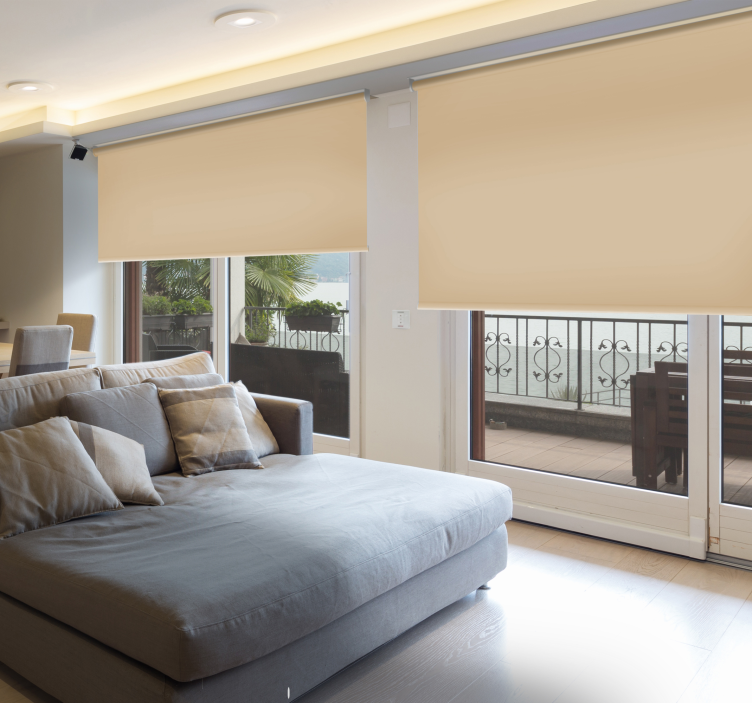 Rulou geam cameră întrerupere bej - TenStickers