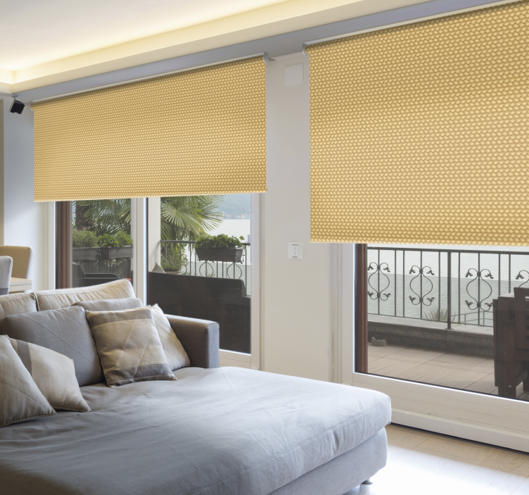 Rulou geam texturi Textură de răchită - TenStickers