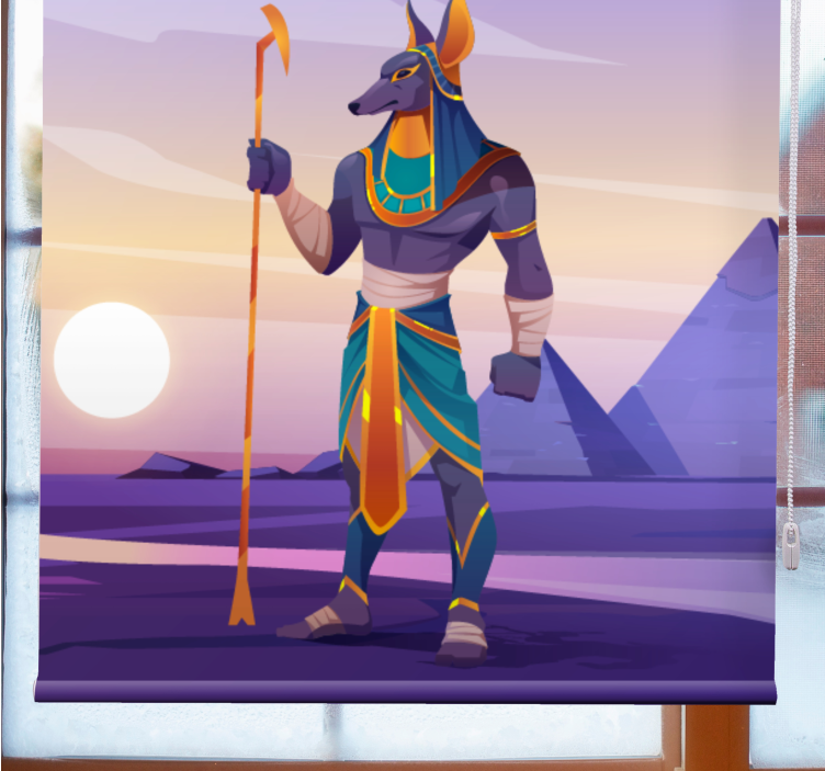 Rulou geam supereroi figura de gardian anubis - TenStickers