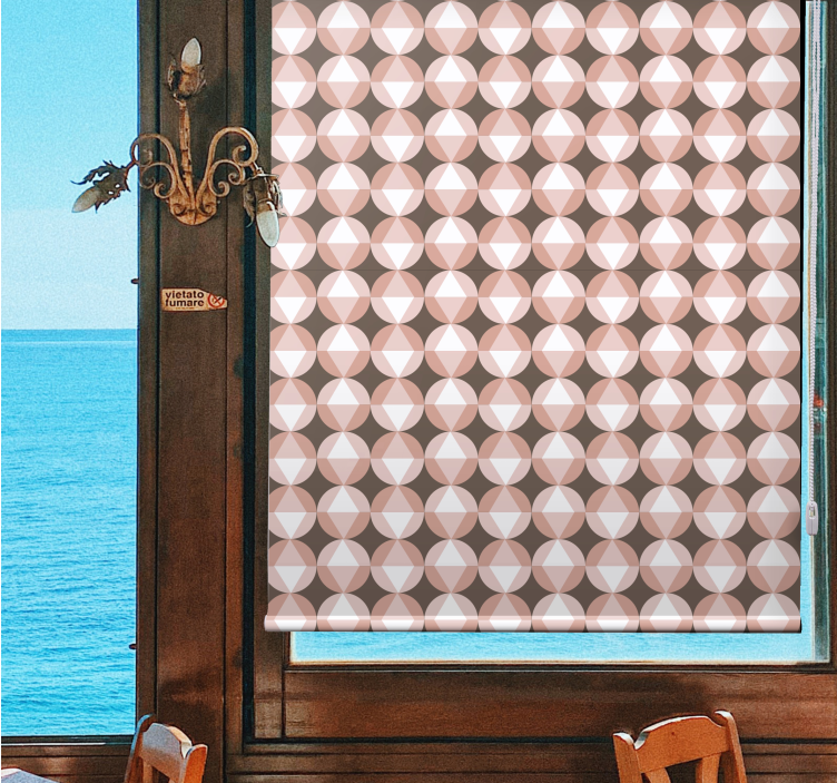 Rulou geam texturi configurația formelor geometrice - TenStickers