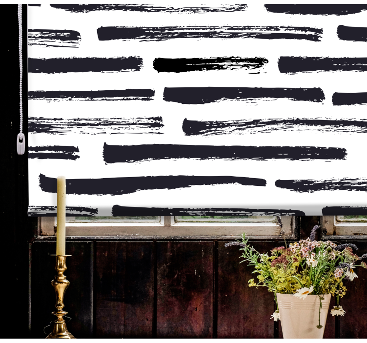 Rulou geam texturi lovituri de pensulă stilizate - TenStickers