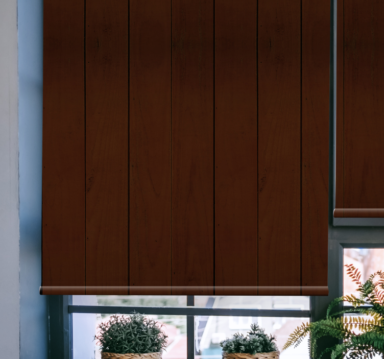 Rulou geam texturi model de scânduri de lemn - TenStickers