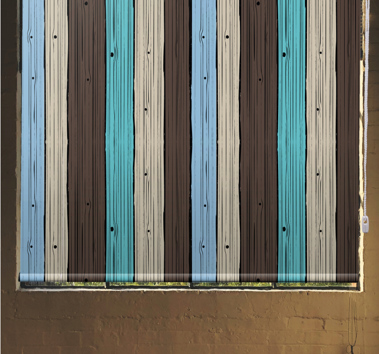 Rulou geam texturi model dungi din lemn - TenStickers