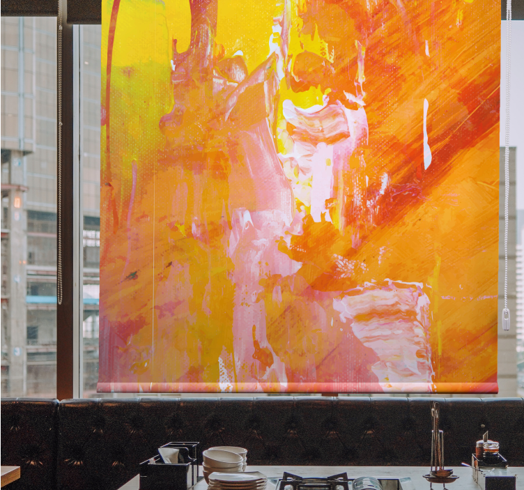 Rulou geam texturi stropi abstracte vibrante - TenStickers