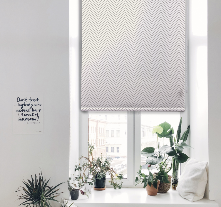 Rulou geam rustic fraze gri - TenStickers