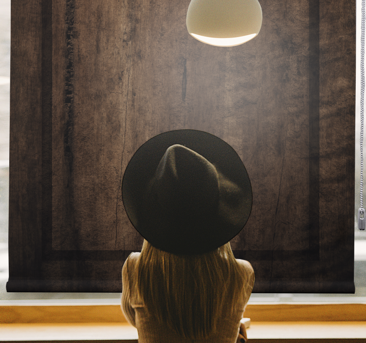 Jaluzea rustică din scândură de lemn - TenStickers