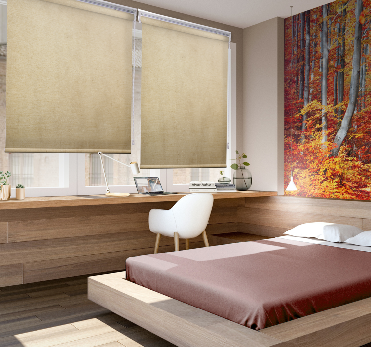 Tonuri bej rulou rustic - TenStickers