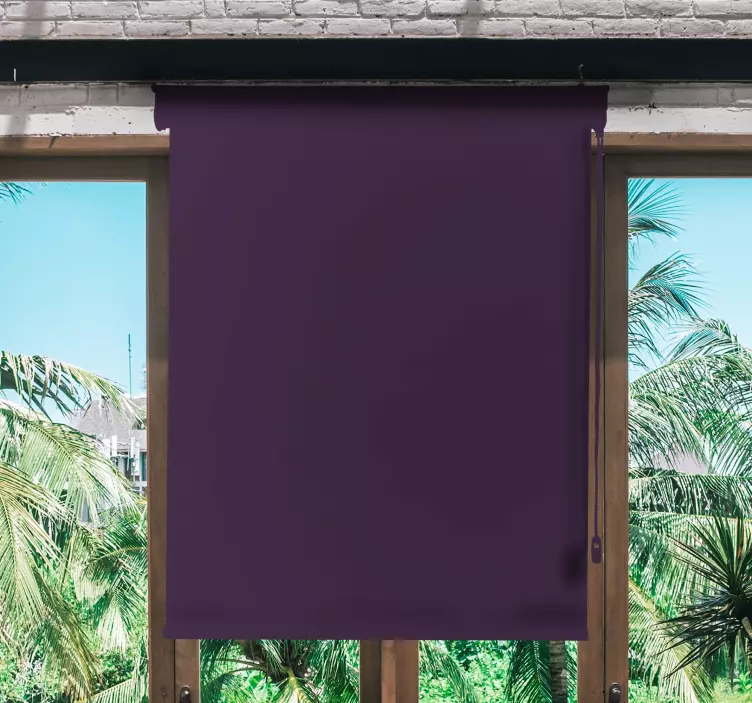 Violet prune culoare simplă Rulouri elegant - TenStickers