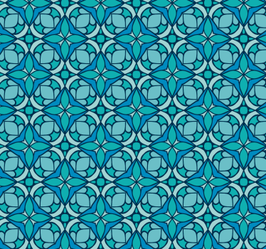 Rulou geam baie model geometric ornate - TenStickers