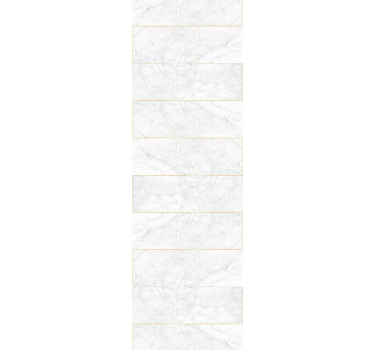 Rulou geam baie marmură aurie tonuri de gri - TenStickers