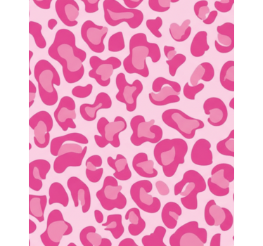 Rulou geam roz imprimeu leopard roz - TenStickers