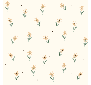 Rulou geam roz margarete galbene - TenStickers