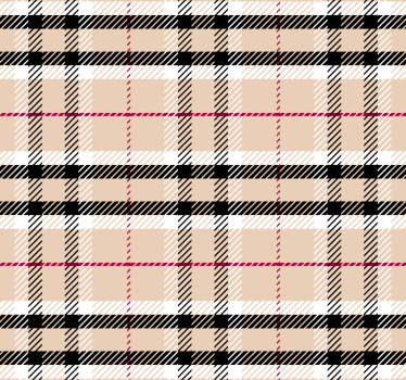 Rulou geam roz tartan burberry - TenStickers