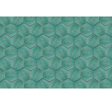 Rulou geam verde panot gaudí verde - TenStickers