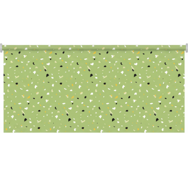 Rulou geam verde terrazzo verde - TenStickers