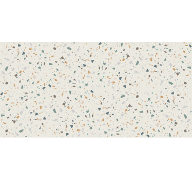 Rulou geam bej motiv terrazzo bej - TenStickers