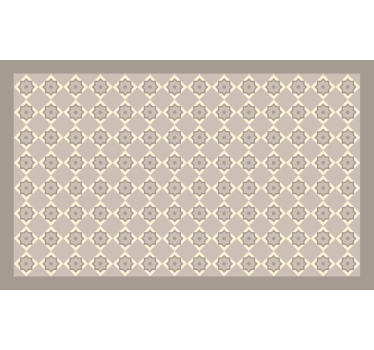 Rulou geam bej plăci ceramice bej ciment - TenStickers