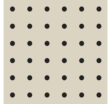 Rulou geam bej cu model puncte bej - TenStickers