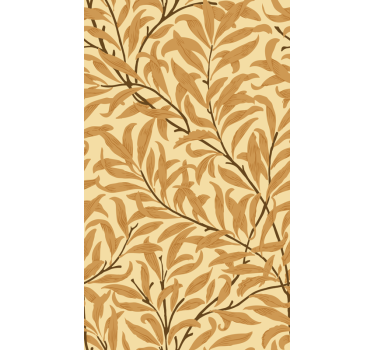 Rulou geam floral imprimeu botanic de frunze - TenStickers
