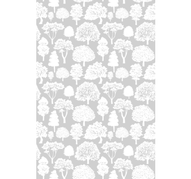 Rulou ornamental cu arbore - TenStickers